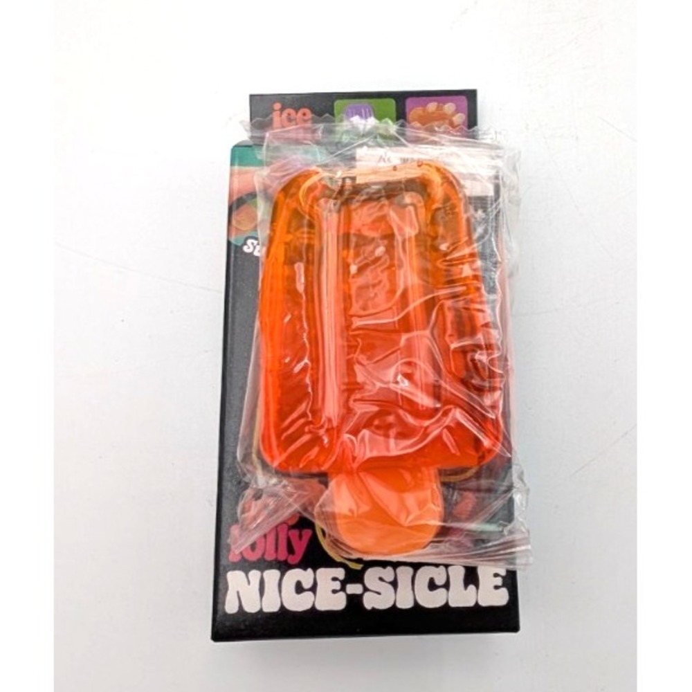 Ice Cream Lolly Nice-Sicle Squeezable Stress Reliever Sensory Toy ADHD Orange